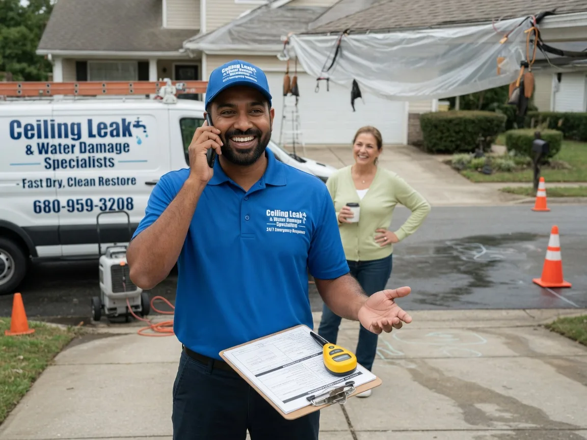 Ceiling Leak Cleanup Reklaw, TX FAQs